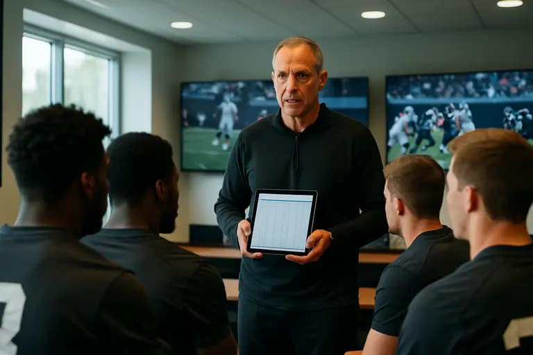 Athletic department staff using a dashboard to review player eligibility status