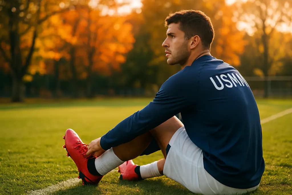 USMNT Venue Analysis view of a soccer stadium prepared for national team training