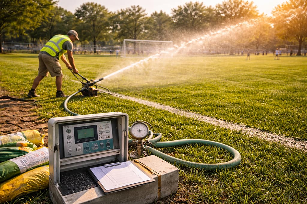 Why Natural Grass Fields Require Significant Water