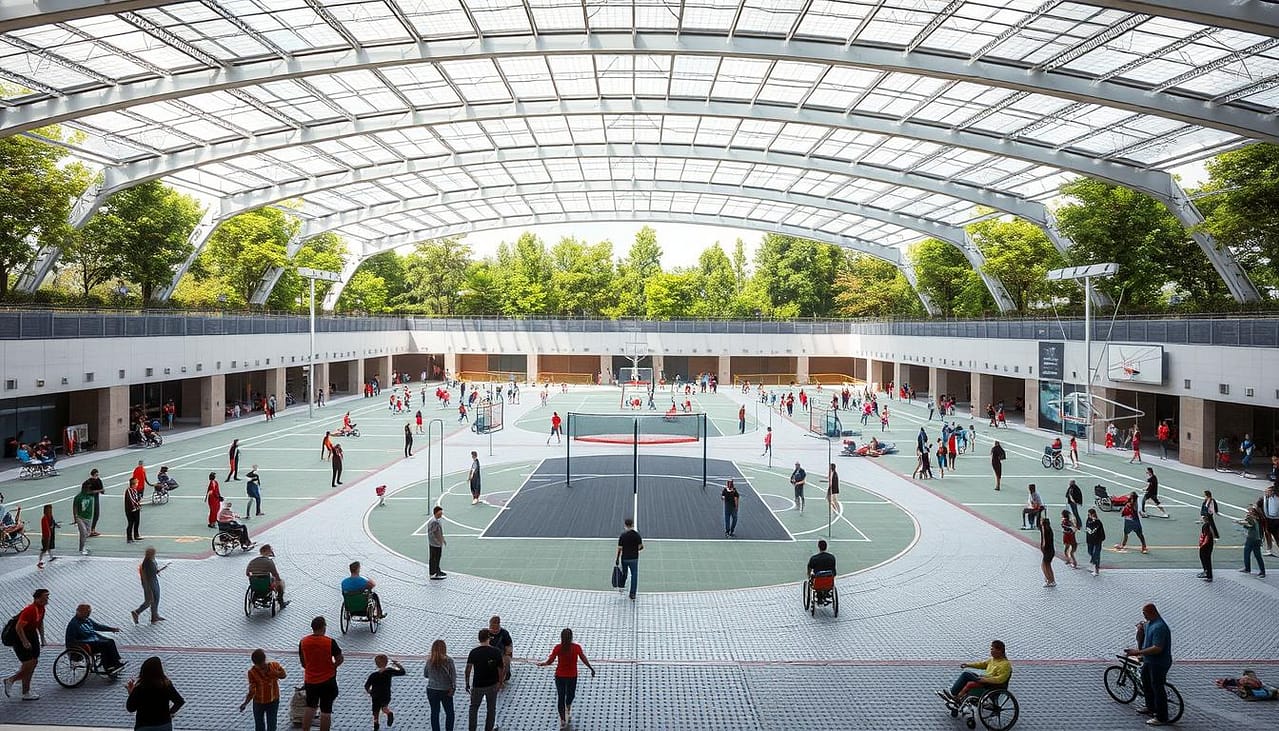 inclusive sports facility design