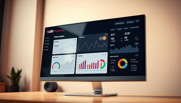 A sleek, modern dashboard displayed on a large, high-resolution computer monitor. The dashboard features a clean, minimalist design with intuitive visualizations and metrics tracking inclusion in various sports. Data charts, line graphs, and pie charts present key performance indicators related to athlete diversity, equitable participation, and representation across different sports. The dashboard is bathed in warm, soft lighting, creating a professional and analytical atmosphere. The angle showcases the dashboard in an optimal, eye-level perspective, inviting the viewer to engage with the data and insights. The background is blurred, keeping the focus solely on the informative and insightful dashboard interface. A sleek, modern dashboard displayed on a large, high-resolution computer monitor. The dashboard features a clean, minimalist design with intuitive visualizations and metrics tracking inclusion in various sports. Data charts, line graphs, and pie charts present key performance indicators related to athlete diversity, equitable participation, and representation across different sports. The dashboard is bathed in warm, soft lighting, creating a professional and analytical atmosphere. The angle showcases the dashboard in an optimal, eye-level perspective, inviting the viewer to engage with the data and insights. The background is blurred, keeping the focus solely on the informative and insightful dashboard interface.