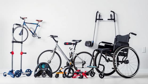 A well-lit, high-resolution photograph of an assortment of adaptive sports equipment, arranged in a clean, organized manner against a plain, neutral background. The equipment includes a wheelchair with specialized attachments, a hand-crank bicycle, a multi-position walker, and other specialized gear designed to enable people with physical disabilities to participate in a variety of recreational activities. The lighting is soft and diffused, highlighting the details and functionality of the equipment. The overall impression is one of accessibility, innovation, and a commitment to fostering an inclusive and empowering environment for athletes of all abilities. A well-lit, high-resolution photograph of an assortment of adaptive sports equipment, arranged in a clean, organized manner against a plain, neutral background. The equipment includes a wheelchair with specialized attachments, a hand-crank bicycle, a multi-position walker, and other specialized gear designed to enable people with physical disabilities to participate in a variety of recreational activities. The lighting is soft and diffused, highlighting the details and functionality of the equipment. The overall impression is one of accessibility, innovation, and a commitment to fostering an inclusive and empowering environment for athletes of all abilities.